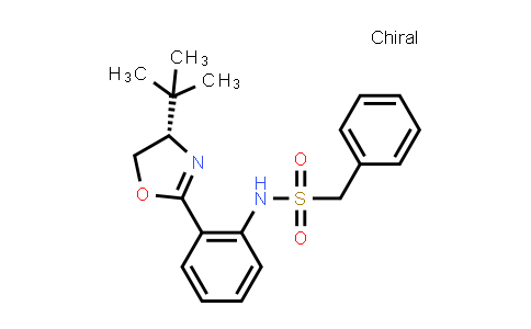 (S)-N-(2-(4-(tert-butyl)-4,5-dihydrooxazol-2-yl)phenyl)-1-phenylmethanesulfonamide