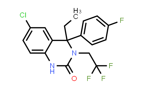 6-Chloro-4-ethyl-4-(4-fluorophenyl)-3,4-dihydro-3-(2,2,2-trifluoroethyl)-2(1H)-quinazolinone