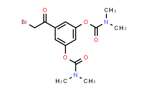 5-(Bromoacetyl)-1,3-phenylene bis(dimethylcarbamate)