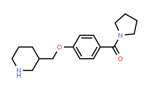 (4-(Piperidin-3-ylmethoxy)phenyl)(pyrrolidin-1-yl)methanone