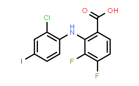2-((2-Chloro-4-iodophenyl)amino)-3,4-difluorobenzoic acid