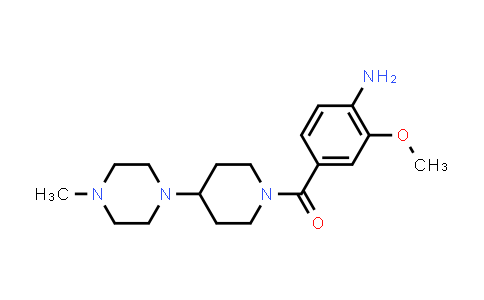 (4-Amino-3-methoxyphenyl)(4-(4-methylpiperazin-1-yl)piperidin-1-yl)methanone