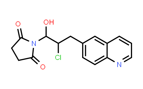 1-[2-Chloro-1-hydroxy-3-(6-quinolinyl)propyl]-2,5-pyrrolidinedione