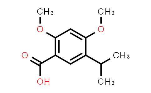 2,4-Dimethoxy-5-(1-methylethyl)benzoic acid