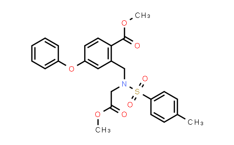 2-{[(methoxycarbonylmethyl)(toluene-4-sulfonyl)amino]methyl}-4-phenoxybenzoic acid methyl ester