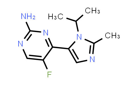 5-Fluoro-4-(1-isopropyl-2-methyl-1H-imidazol-5-yl)pyrimidin-2-amine