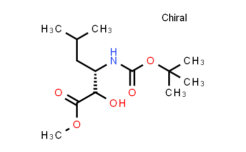 Methyl(3S)-3-((tert-butoxycarbonyl)amino)-2-hydroxy-5-methylhexanoate