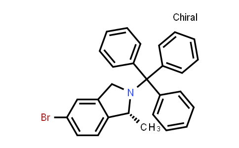 (1R)-5-bromo-1-methyl-2-trityl-isoindoline