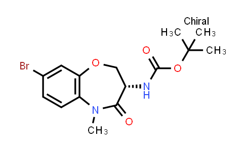 tert-butyl (S)-(8-bromo-5-methyl-4-oxo-2,3,4,5-tetrahydrobenzo[b][1,4]oxazepin-3-yl)carbamate