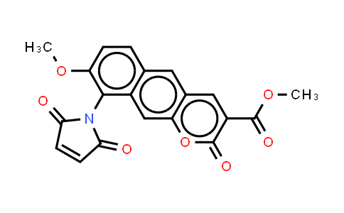 Methyl 9-maleinimido-8-methoxy-6,7-benzocumarin-3-carboxylate