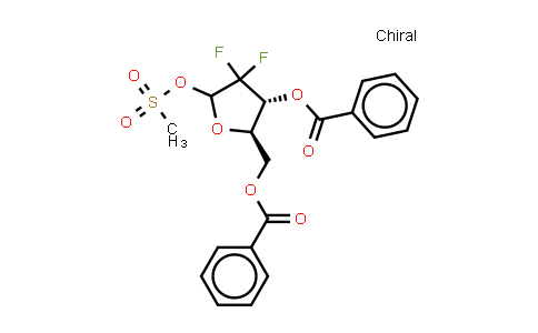 2-脱氧-2,2-二氟-D-赤式-五呋喃糖-3,5-二苯甲酯-1-甲磺酸酯