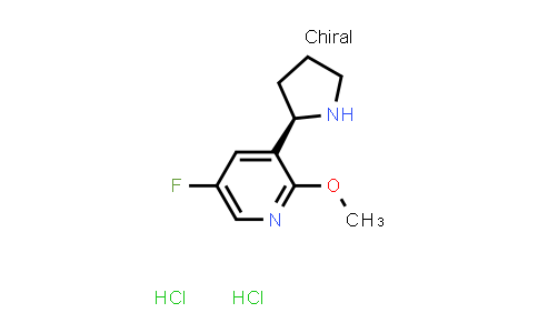 (R)-5-Fluoro-2-methoxy-3-(pyrrolidin-2-yl)pyridine dihydrochloride