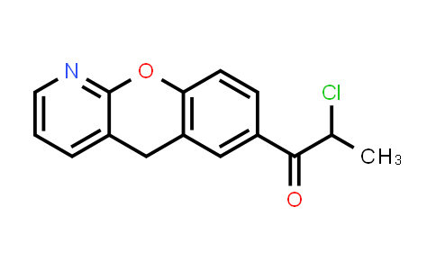 7-(2-chloropropanoyl)-5H-[1]benzopyrano[2,3-b]pyridine