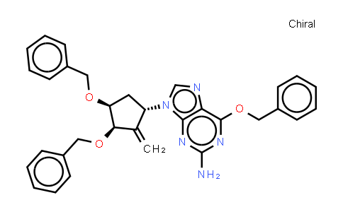 6-苄氧基-9-[(1S,3R,4S)-2-亚甲基-4-苄氧基-3-苄氧基甲基环戊基]-9H-嘌呤-2-胺