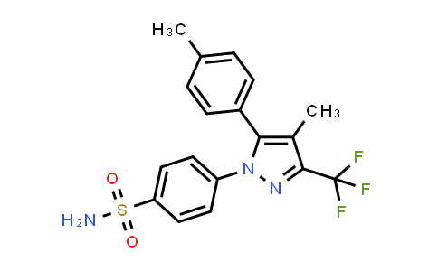 Benzenesulfonamide, 4-​[4-​methyl-​5-​(4-​methylphenyl)​-​3-​(trifluoromethyl)​-​1H-​pyrazol-​1-​yl]​-