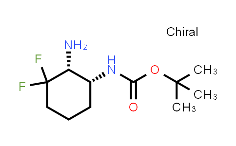 Tert-Butyl ((1R,2R)-2-amino-3,3-difluorocyclohexyl)carbamate