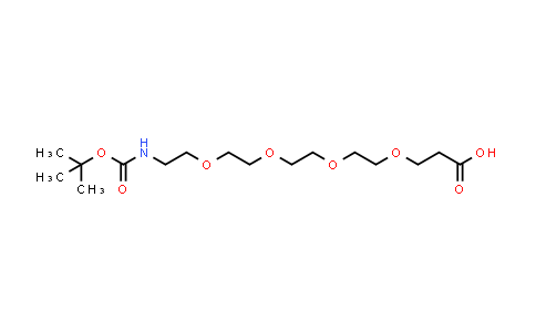 5,8,11,14-Tetraoxa-2-azaheptadecanedioic acid 1-(1,1-dimethylethyl) ester