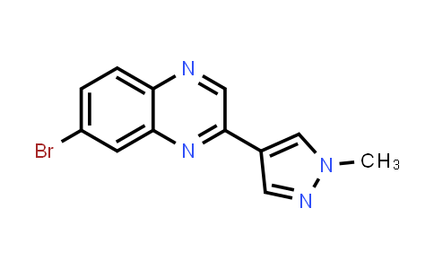 7-Bromo-2-(1-methyl-1H-pyrazol-4-yl)-quinoxaline