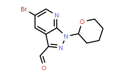 5-Bromo-1-(tetrahydro-2H-pyran-2-yl)-1H-pyrazolo[3,4-b]pyridine-3-carbaldehyde