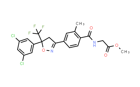 Methyl (4-(5-(3,5-dichlorophenyl)-5-(trifluoromethyl)-4,5-dihydroisoxazol-3-yl)-2-methylbenzoyl)glycinate