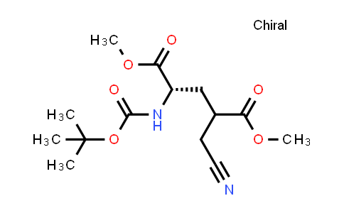 L-Glutamic acid, 4-(cyanomethyl)-N-[(1,1-dimethylethoxy)carbonyl]-, 1,5-dimethyl ester