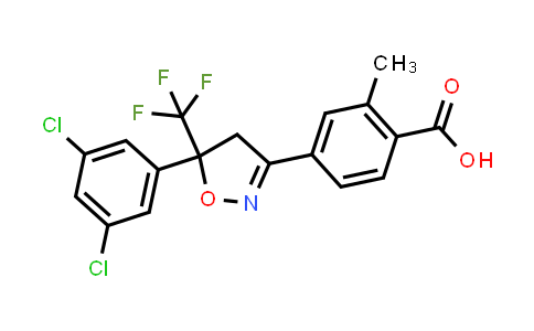4-[5-(3,5-dichlorophenyl)-5-(trifluoromethyl)-4,5-dihydro-1,2-oxazol-3-yl]-2-methylbenzoic acid