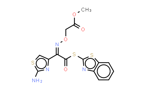 (Z)-2-(2-氨基噻唑-4-基)-2-甲氧羰基甲氧亚氨基硫代乙酸 (S)-2-苯并噻唑酯