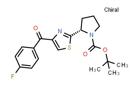(s)-tert-butyl 2-(4-(4-fluorobenzoyl)thiazol-2-yl)pyrrolidine-1-carboxylate