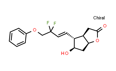 (3aR,4R,5R,6aS)-4-((E)-3,3-Difluoro-4-phenoxybut-1-en-1-yl)-5-hydroxyhexahydro-2H-cyclopenta[b]furan-2-one