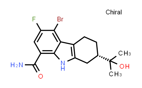 (S)-5-bromo-6-fluoro-2-(2-hydroxypropan-2-yl)-2,3,4,9-tetrahydro-1H-carbazole-8-carboxamide