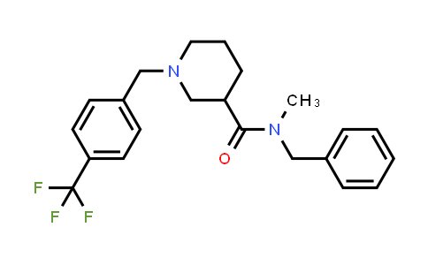 N-benzyl-N-Methyl-1-(4-(trifluoroMethyl)benzyl)piperidine-3-carboxaMide