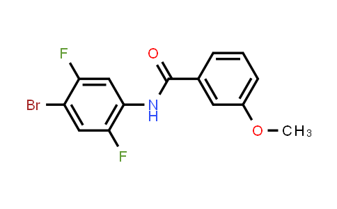 N-(4-Bromo-2,5-difluorophenyl)-3-methoxybenzamide