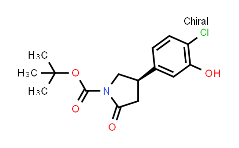 (R)-tert-butyl 4-(4-chloro-3-hydroxyphenyl)-2-oxopyrrolidine-1-carboxylate