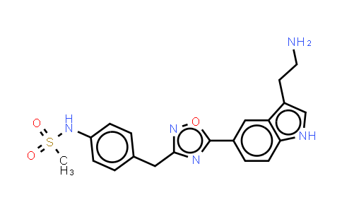 2-[5-[3-（4-甲磺酰基）苄基-1,2,4-恶二唑-5-基]-1H-吲哚-3-基]乙胺