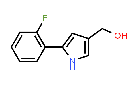 1H-Pyrrole-3-methanol, 5-(2-fluorophenyl)-