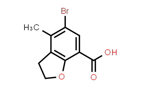 5-bromo-4-methyl-2,3-dihydrobenzofuran-7-carboxylic acid