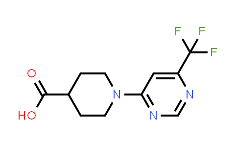 1-[6-(Trifluoromethyl)pyrimidin-4-yl]piperidine-4-carboxylic acid