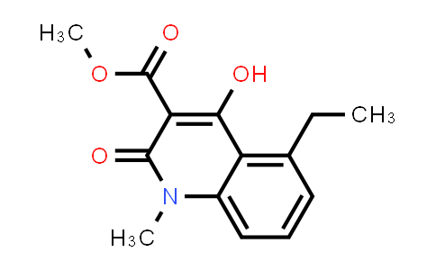 1,2-dihydro-4-hydroxy-5-ethyl-1-methyl-2-oxo-quinoline-3-carboxylic acid methyl ester