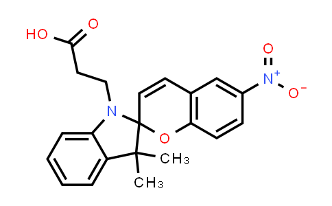 1-(beta-carboxyethyl)-3,3-dimethyl-6'-nitrospiro(indoline- 2,2'-2H-benzopyran)
