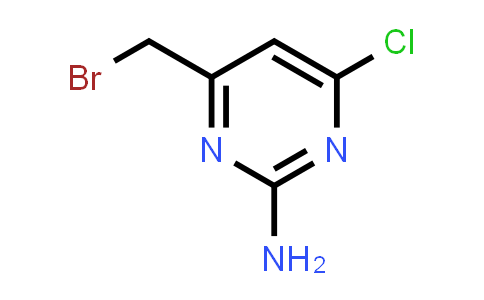 4-(bromomethyl)-6-chloropyrimidine-2-amine