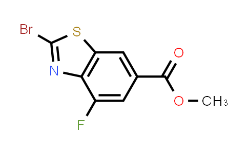 Methyl 2-bromo-4-fluorobenzo[d]thiazole-6-carboxylate