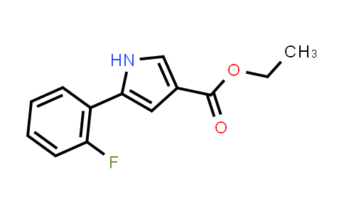 1H-Pyrrole-3-carboxylic acid, 5-(2-fluorophenyl)-, ethyl ester