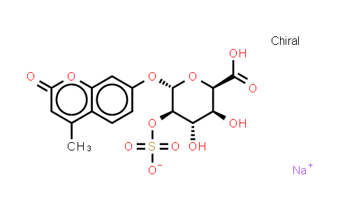 4-Methylumbelliferyl alpha-L-idopranosiduronic acid 2-sulphate sodium salt