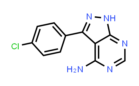 3-(4-chlorophenyl)-1H-pyrazolo[3,4-d]pyrimidin-4-amine