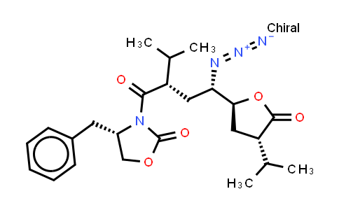 [2S-[2a[1(R*),2R*,4R*],4b]]-3-[4-叠氮-2-异丙基-1-氧代-4-[四氢-4-异丙基-5-氧代-2-呋喃基]丁基]-4-苄基-2-噁唑烷酮