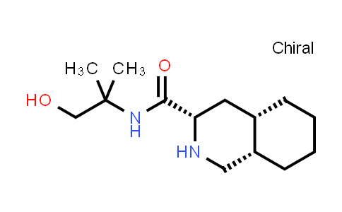 (3S,4aS,8aS)-Decahydro-N-(2-hydroxy-1,1-dimethylethyl)-3-isoquinolinecarboxamide