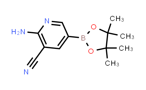 2-amino-5-(4,4,5,5-tetramethyl-1,3,2-dioxaborolan-2-yl)nicotinonitrile