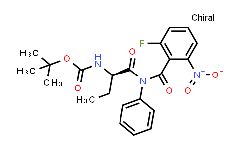 (R)-tert-Butyl (1-(2-fluoro-6-nitro-N-phenylbenzamido)-1-oxobutan-2-yl)carbamate