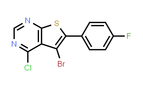 5-Bromo-4-chloro-6-(4-fluorophenyl)thieno[2,3-d]pyrimidine