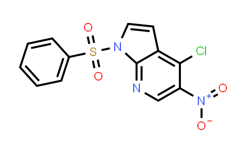 1-(benzenesulfonyl)-4-chloro-5-nitro-1H-pyrrolo[2,3-b]pyridine